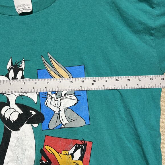 Vintage Sylvester & Co TShirt One Size Warner Bros Looney Tunes Night Sleep 1996 - Picture 6 of 10
